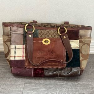 Leather and Suede Purse